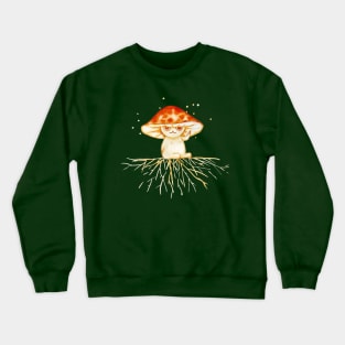 Baby mushroom creature Crewneck Sweatshirt